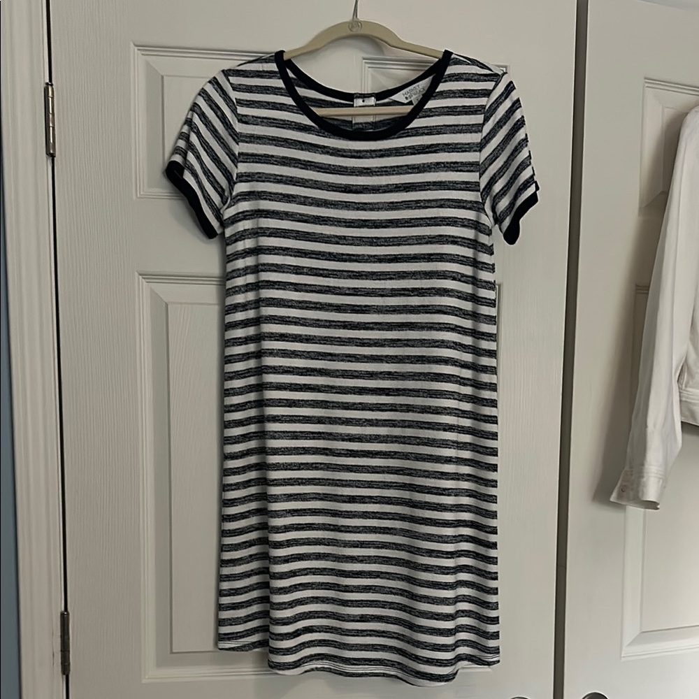 Striped Black and White Dress
